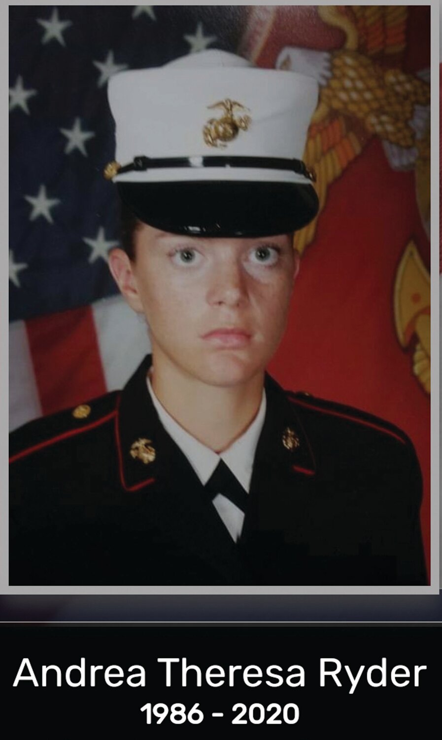 IN HER HONOR: Woonsocket Home for Veterans has been reopened in honor of Marine Corporal Andrea T. Ryder who died in 2020 at the age of 34 from service-connected cancer.